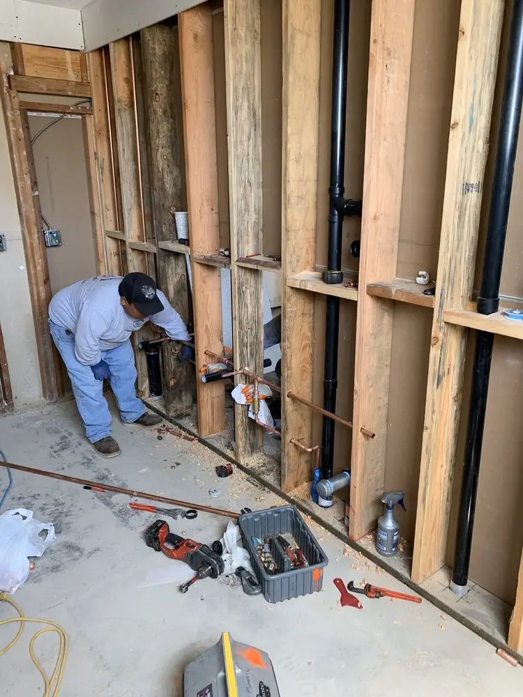 Commercial rough-in plumbing for Gas Line Repair in Eilers Corner